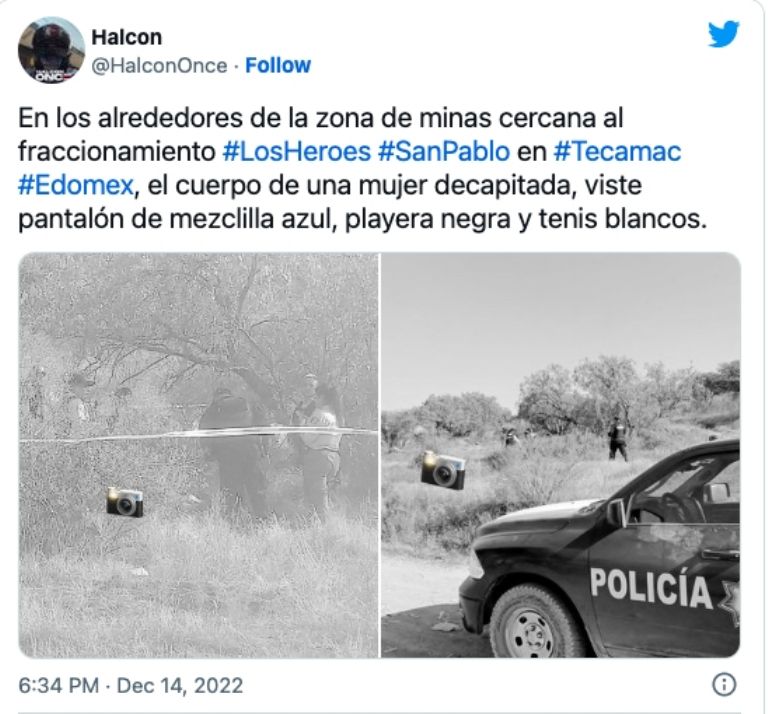 Restos hallados en Tecámac 