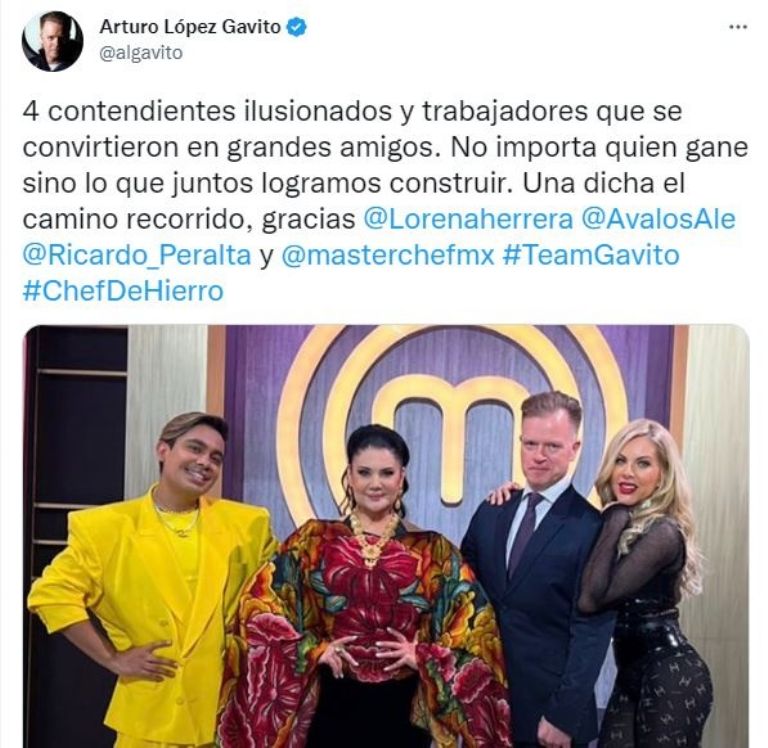 Tuit de Arturo López Gavito