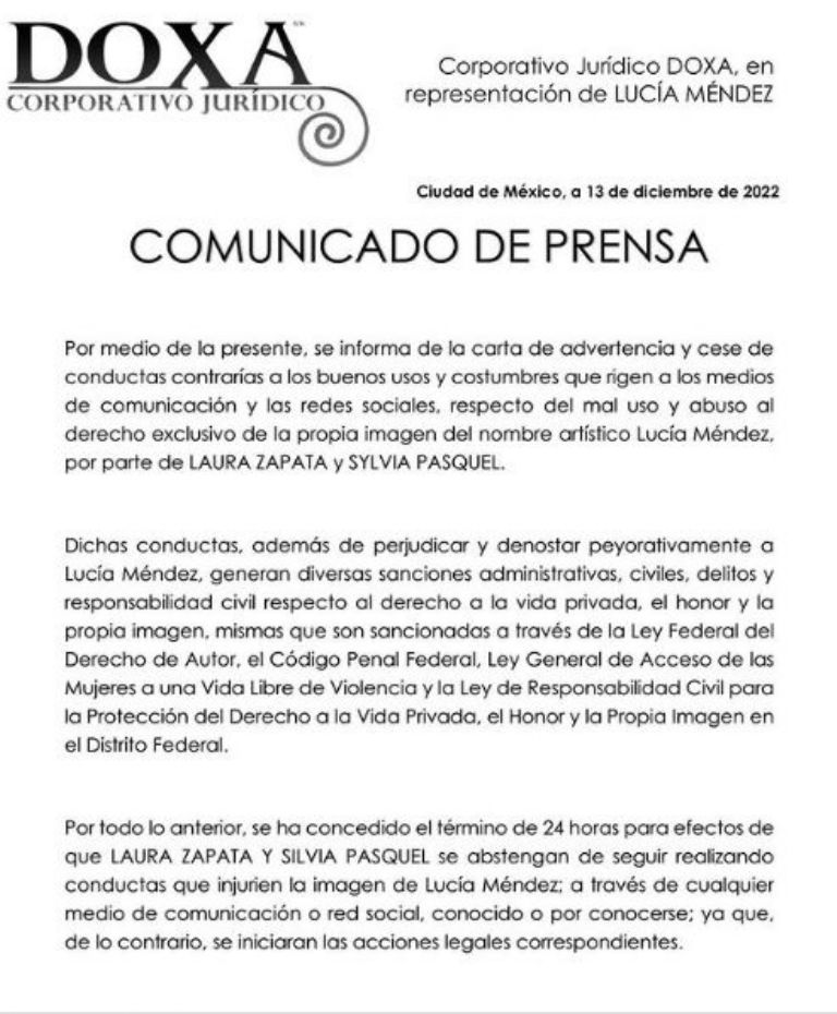 Comunicado de prensa