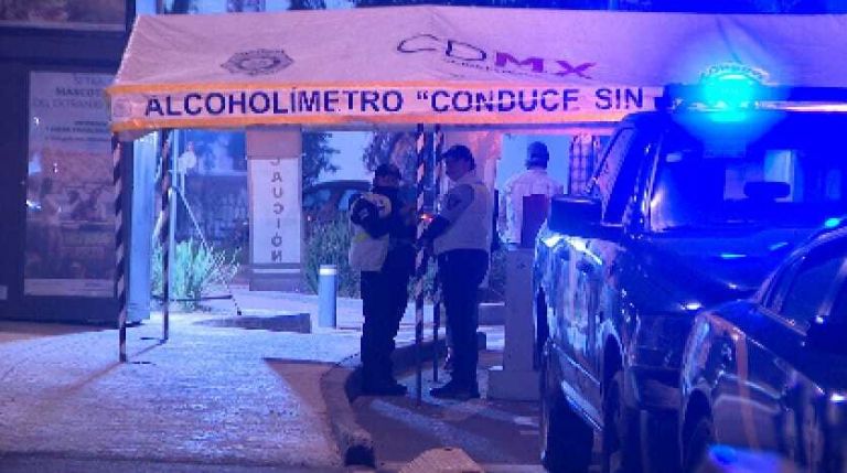 Alcoholímetro en la CDMX