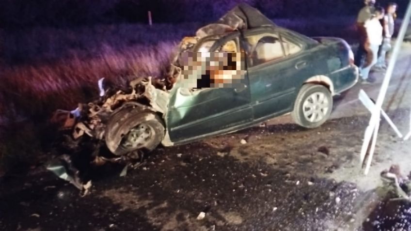 Por quedarse dormido mientras conducía, hombre se encuentra con la muerte en Nuevo León