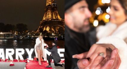Vicente Fernández Jr. le propone matrimonio a Mariana González en romántica sorpresa desde París