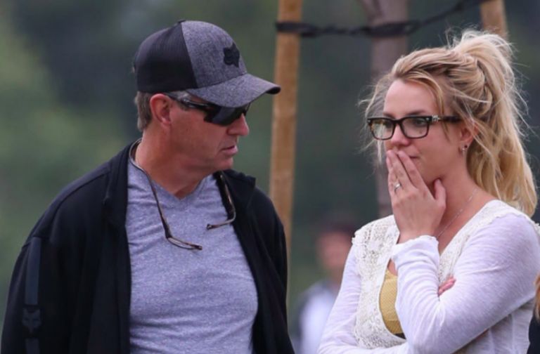 Britney Spears y su padre 