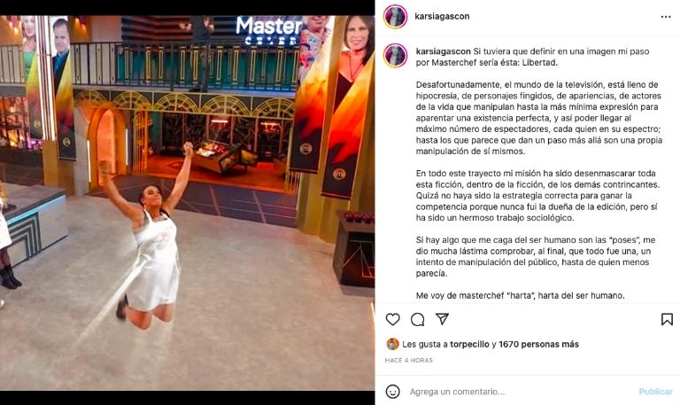Post Karla Sofía Gascón 