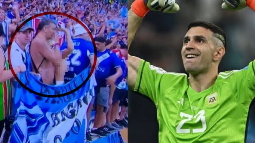 Argentina en la mira por festejos durante Qatar 2022; 'Dibu' Martinez y una aficionada los involucrados