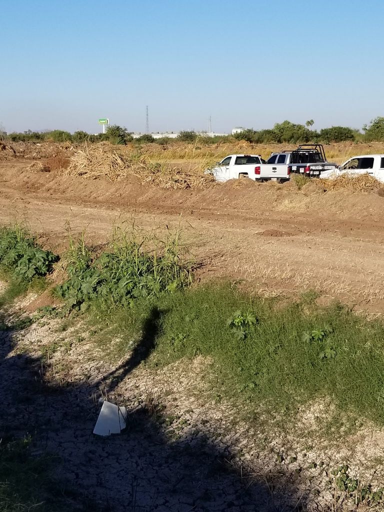 Autoridades se movilizaron por el hallazgo de restos humanos en Ciudad Obregón. Foto: Facebook