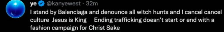 Tuit Kanye West 