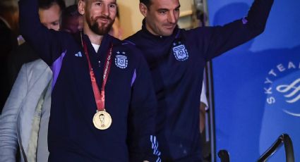 VIDEO: Messi y Selección Argentina llegan a Buenos Aires y 'por poco' protagonizan accidente
