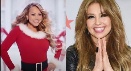 Tras casarse con Tommy Mottola, Thalía le robaría el título de 'reina de la Navidad' a Mariah Carey
