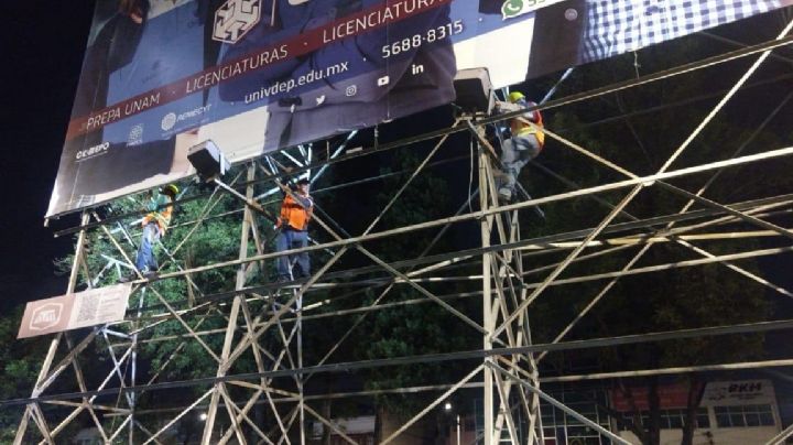 ¡Adiós a la publicidad! Han retirado 285 espectaculares en la Ciudad de México