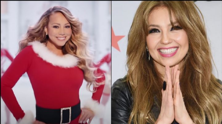Tras casarse con Tommy Mottola, Thalía le robaría el título de 'reina de la Navidad' a Mariah Carey