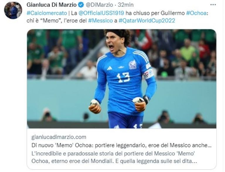 Guillermo Ochoa Salernitana Serie A