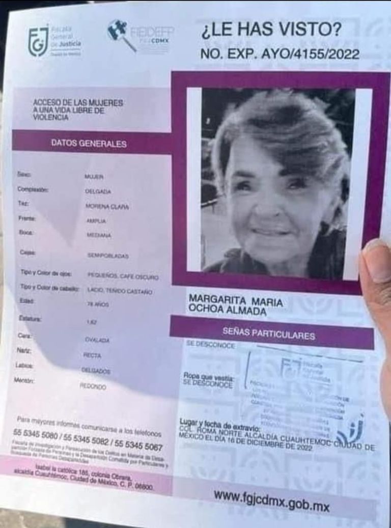  Margarita María Ochoa Almada