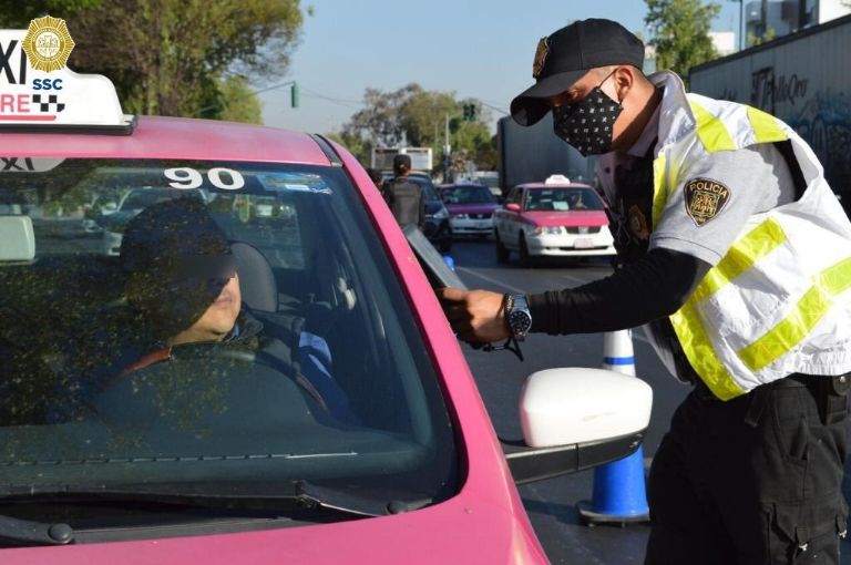 Alcoholímetro en la CDMX