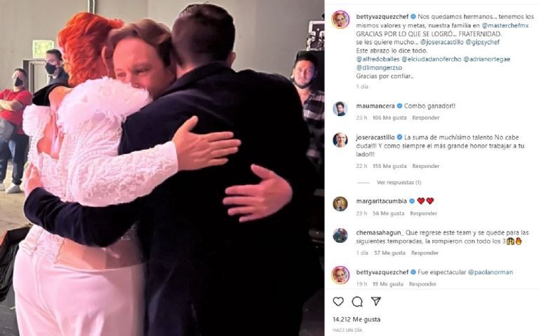 Chef Betty se despide de sus colegas