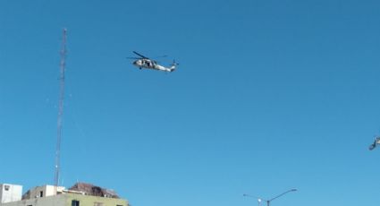 Sobrevuelo de helicópteros en 'ensayo' de demostración causa revuelo en Guaymas