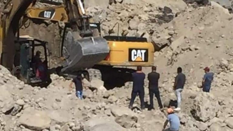 Derrumbe de mina en Taxco 