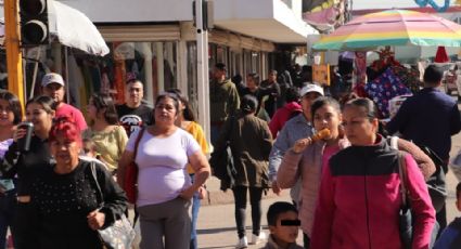 Caos en el Centro de Ciudad Obregón por compras navideñas; se presentan aglomeraciones de personas