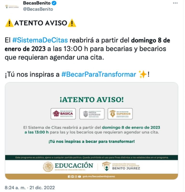 Becas Benito Juárez 