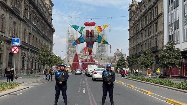 Mega operativo: Más de 13 mil policías protegerán a los capitalinos en esta Navidad
