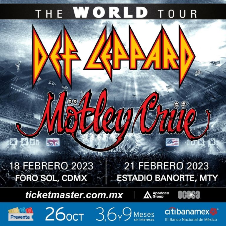 Def Leppard y Mötley Crüe