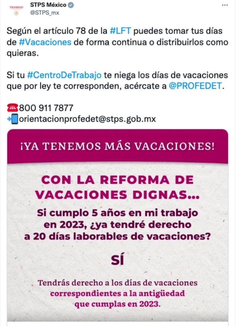 Vacaciones dignas 