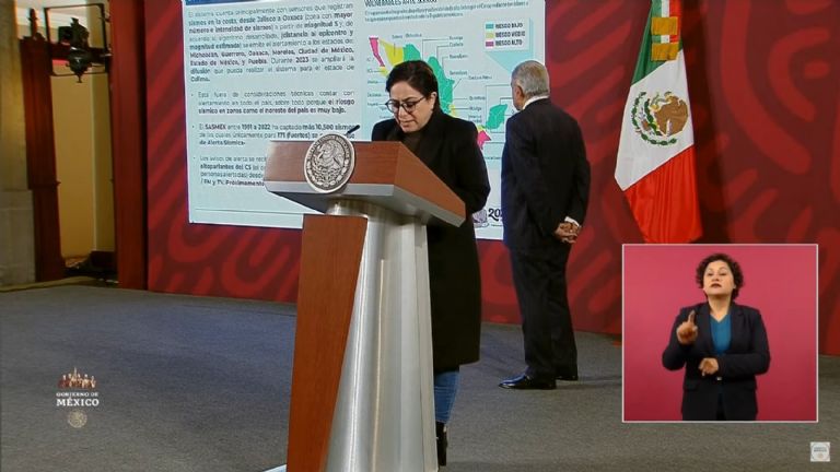 Protección Civil informa sobre Alerta Sísmica vía celular. Foto: Gobierno de México