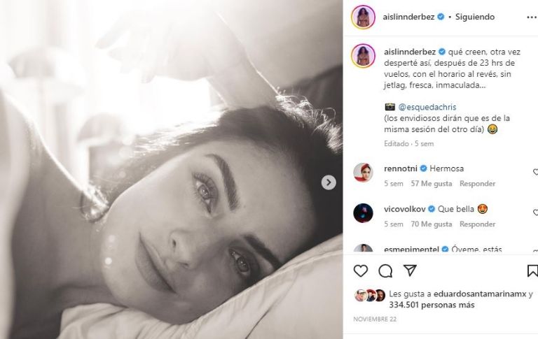 Publicación de Aislinn Derbez