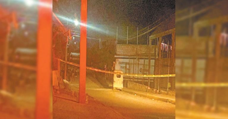 Acordonan el sitio del crimen