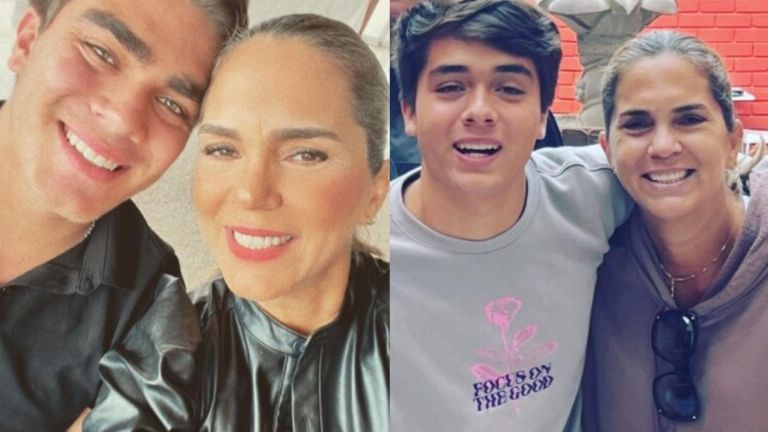 Los hijos de Jorge Salinas están idénticos a él