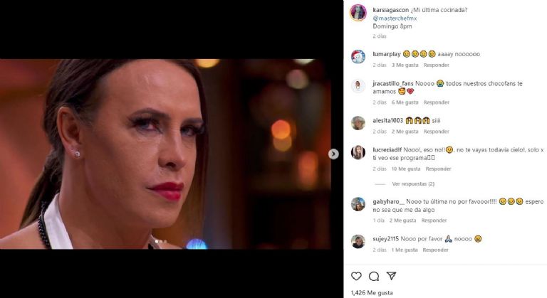 Karla Sofía hizo un spoiler