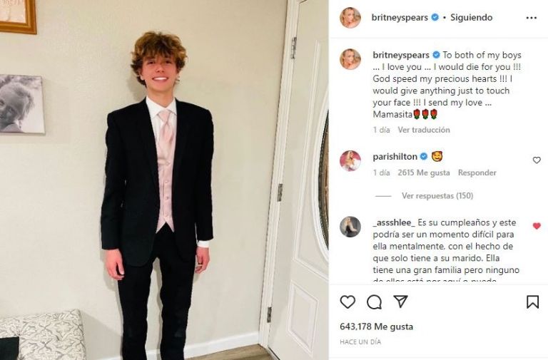 Publicación de Britney Spears