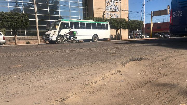 De nueva cuenta, retrasan trabajos de rehabilitación en la calle 200 de Ciudad Obregón