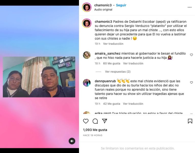 Padres Debanhi Escobar 