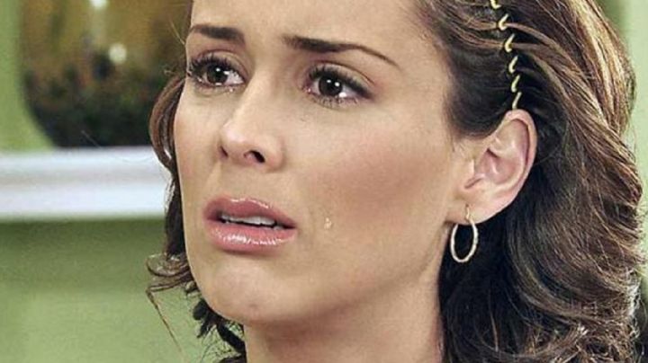 En plena grabación, Jacqueline Bracamontes sufre inesperado accidente y deja helada a la producción