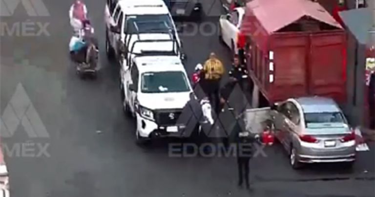 Autoridades atendieron un accidente en Edomex. Foto: Internet