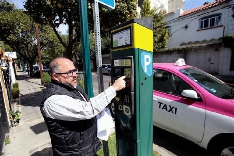 Parquímetros en la alcaldía Cuauhtémoc