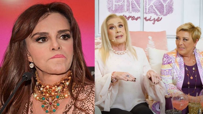 Laura Zapata y Sylvia Pasquel hacen pedazos a Lucía Mendez y se vuelve la burla en 'Pinky Promise'
