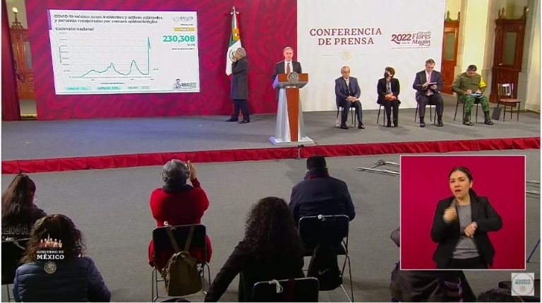 En la imagen, el subsecretario Hugo López-Gatell en la 'mañanera' de este martes 1 de febrero