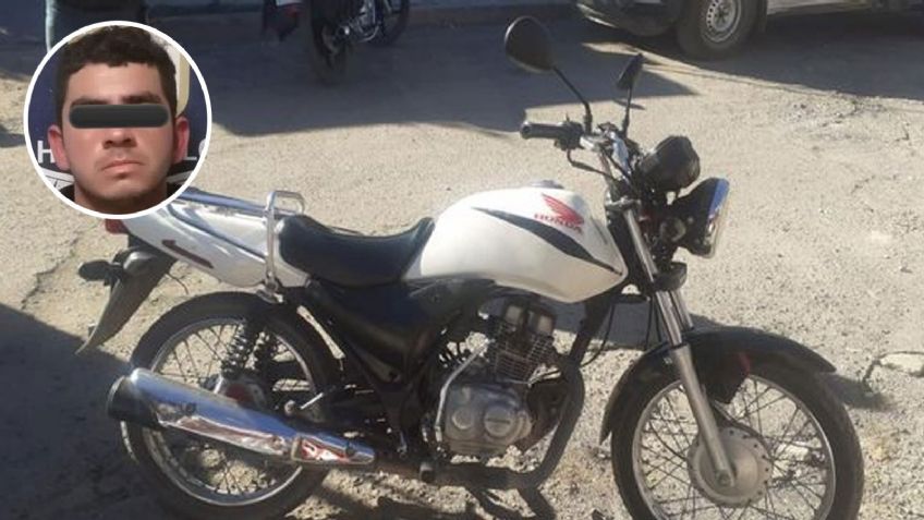 Localiza su moto robada gracias al GPS y detienen al ladrón en El Choyal, en Hermosillo