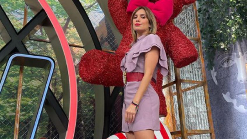 Andrea Escalona olvida su regreso a TV Azteca y aparece en Televisa con encantador 'outfit'