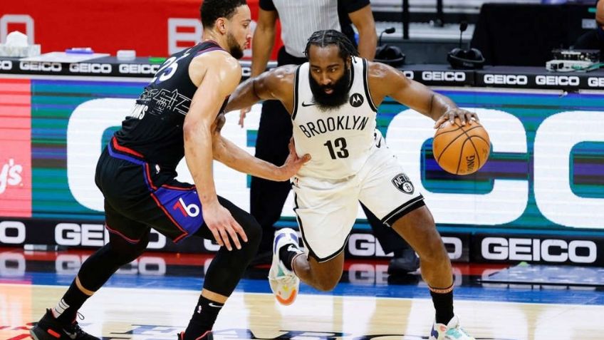 ¡Truena la bomba! James Harden se va a Filadelfia, en canje por Ben Simmons
