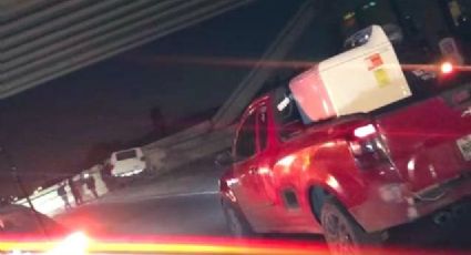 ¡Precaución! Colapsan trabes en la carretera México-Pachuca; reportan tránsito lento y un herido
