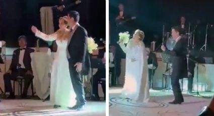 Pese a destrozos, Elba Esther Gordillo celebra su boda y filtran video del baile nupcial