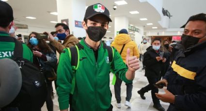 Donovan Carrillo y su equipo vuelven a México tras su participación en Beijing 2022