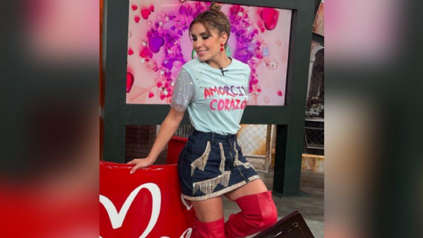 "Muñequita": Andrea Escalona luce abdomen con arriesgado 'look' en 'Hoy' y derrite a todo Televisa