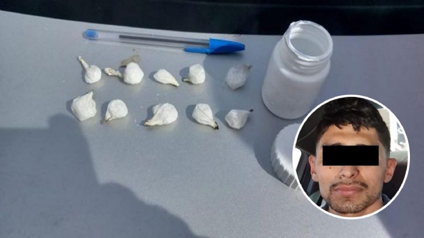 Cargando con 10 dosis de droga arrestan a William Amado 'N' en Hermosillo