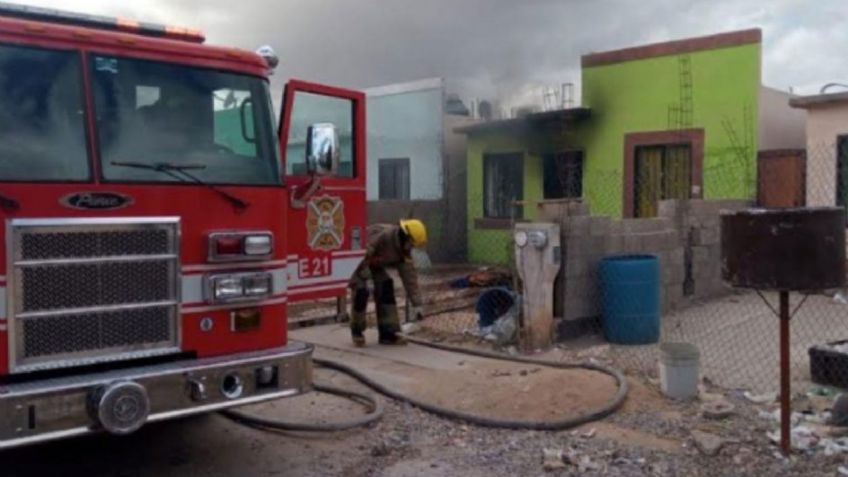Hermosillo: Menor de 3 años provoca incendio al jugar con fósforos en la Palma Dorada