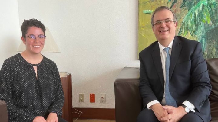 Paola, agredida en Qatar, se reúne con Marcelo Ebrard: "El principio del fin de esta pesadilla"