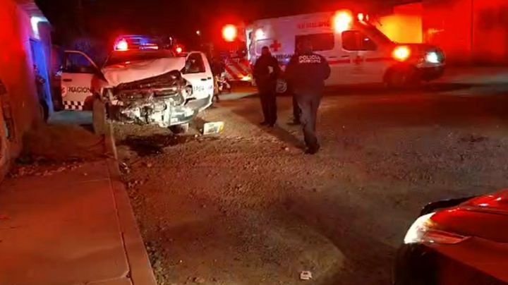 Ciudad Obregón: Aparatoso accidente de la GN moviliza a las autoridades; reportan 2 víctimas